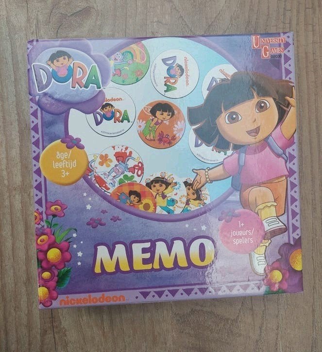 Dora Memo Spel - Nickelodeon Junior, Ophalen of Verzenden, Gebruikt