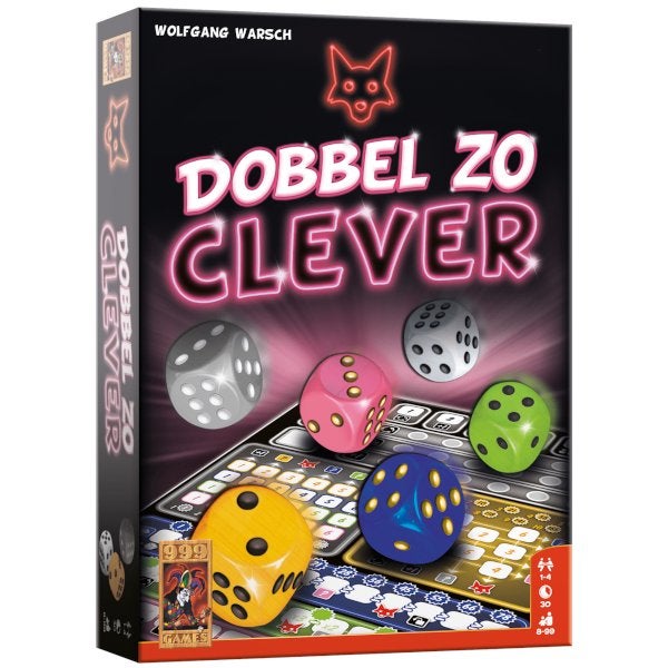 Dobbel Zo Clever 999 Games Dobbelspel Nieuw, 999 Games, Nieuw, Ophalen of Verzenden, Vijf spelers of meer