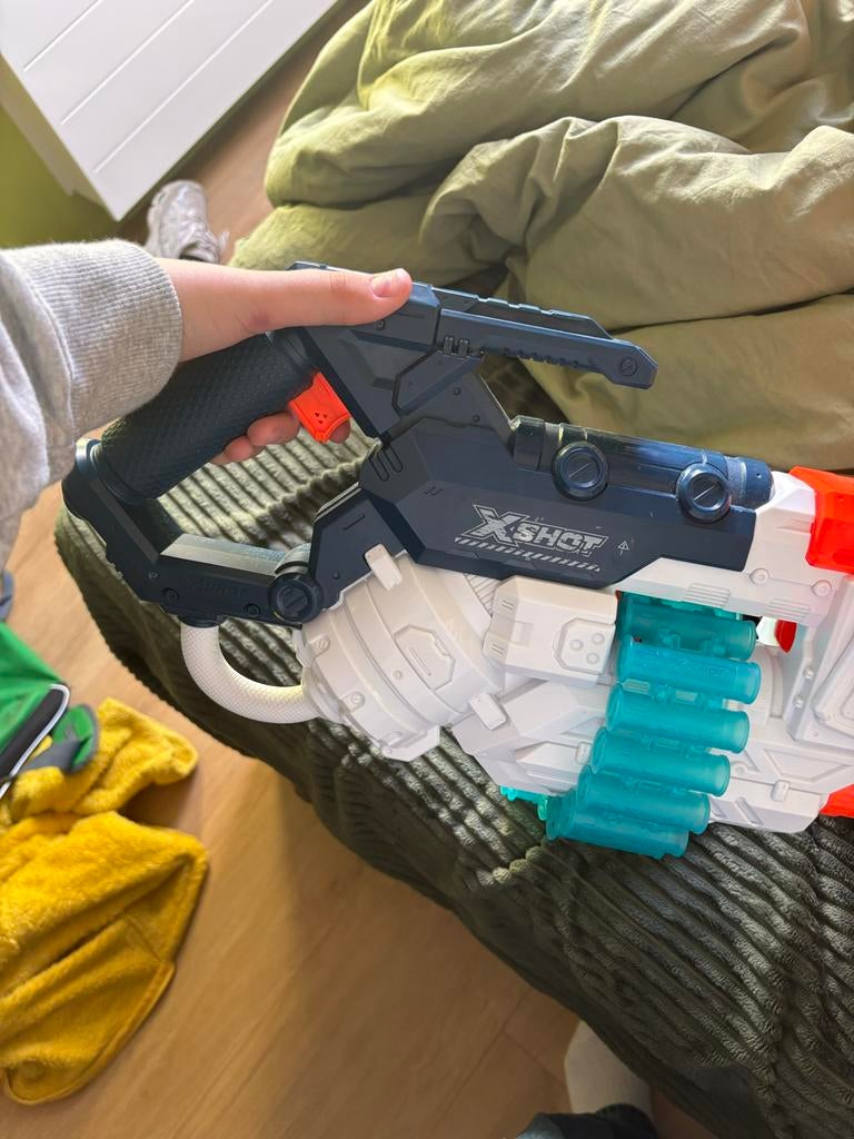 X-shot mini gun met veel kogel inhoud, Ophalen of Verzenden, Gebruikt, Jongen of Meisje