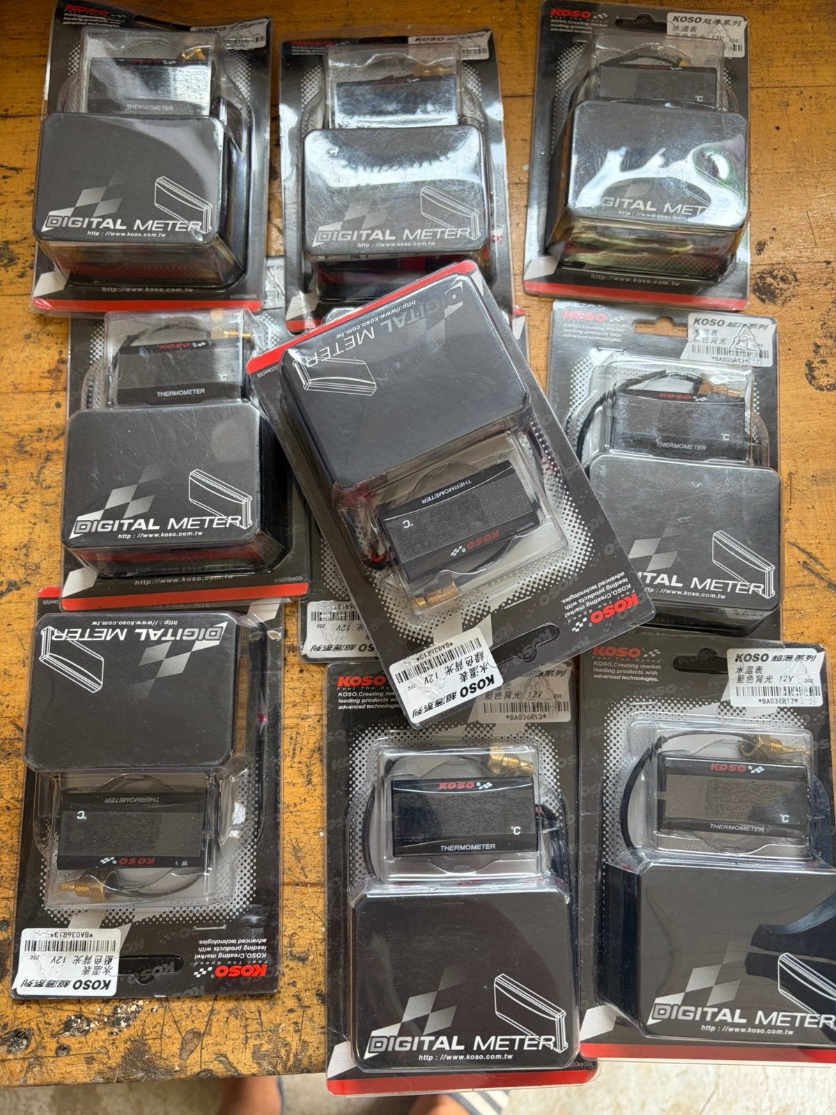 Koso 12V temperatuur meter 10x, Ophalen, Zo goed als nieuw, Overige typen, Overige merken