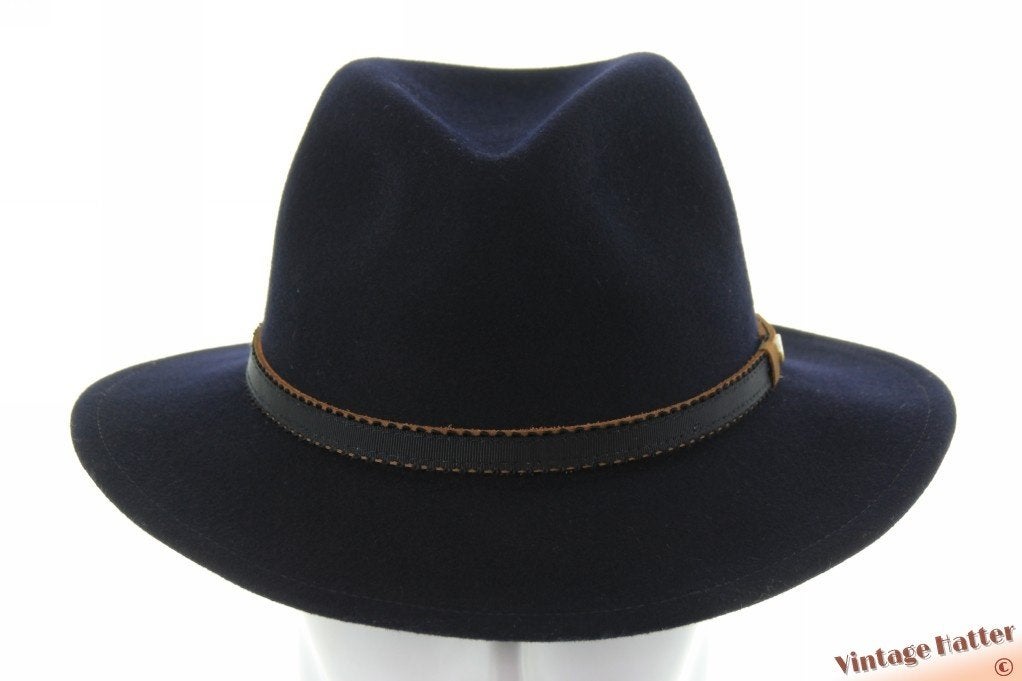 Outdoor gleufhoed Stetson Valrico Traveller blauw Vilt 57, Stetson, Hoed, Nieuw, Ophalen of Verzenden