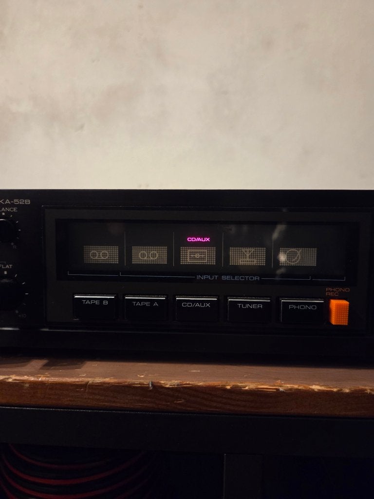 Kenwood KA-52B versterker, Audio, Tv en Foto, Versterkers en Receivers, Overige merken, Ophalen of Verzenden, Zo goed als nieuw