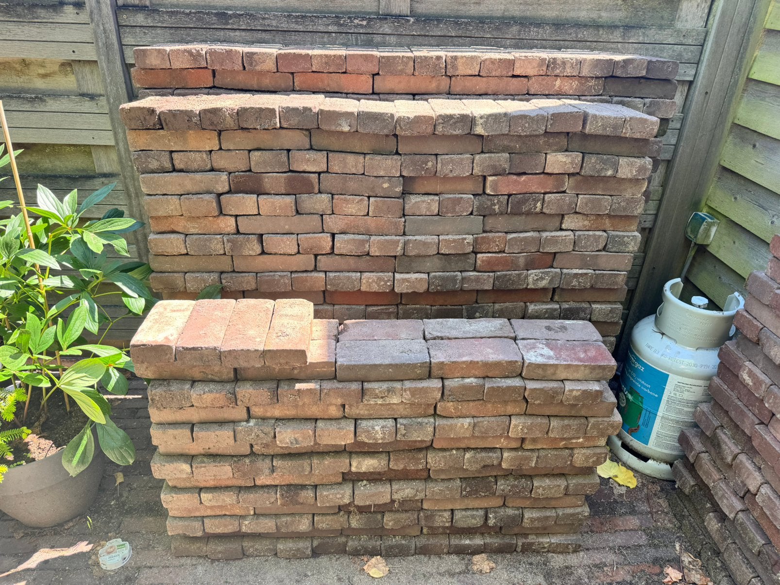 Gebakken klinkers, Ophalen, Overige materialen, Gebruikt, 10 m² of meer