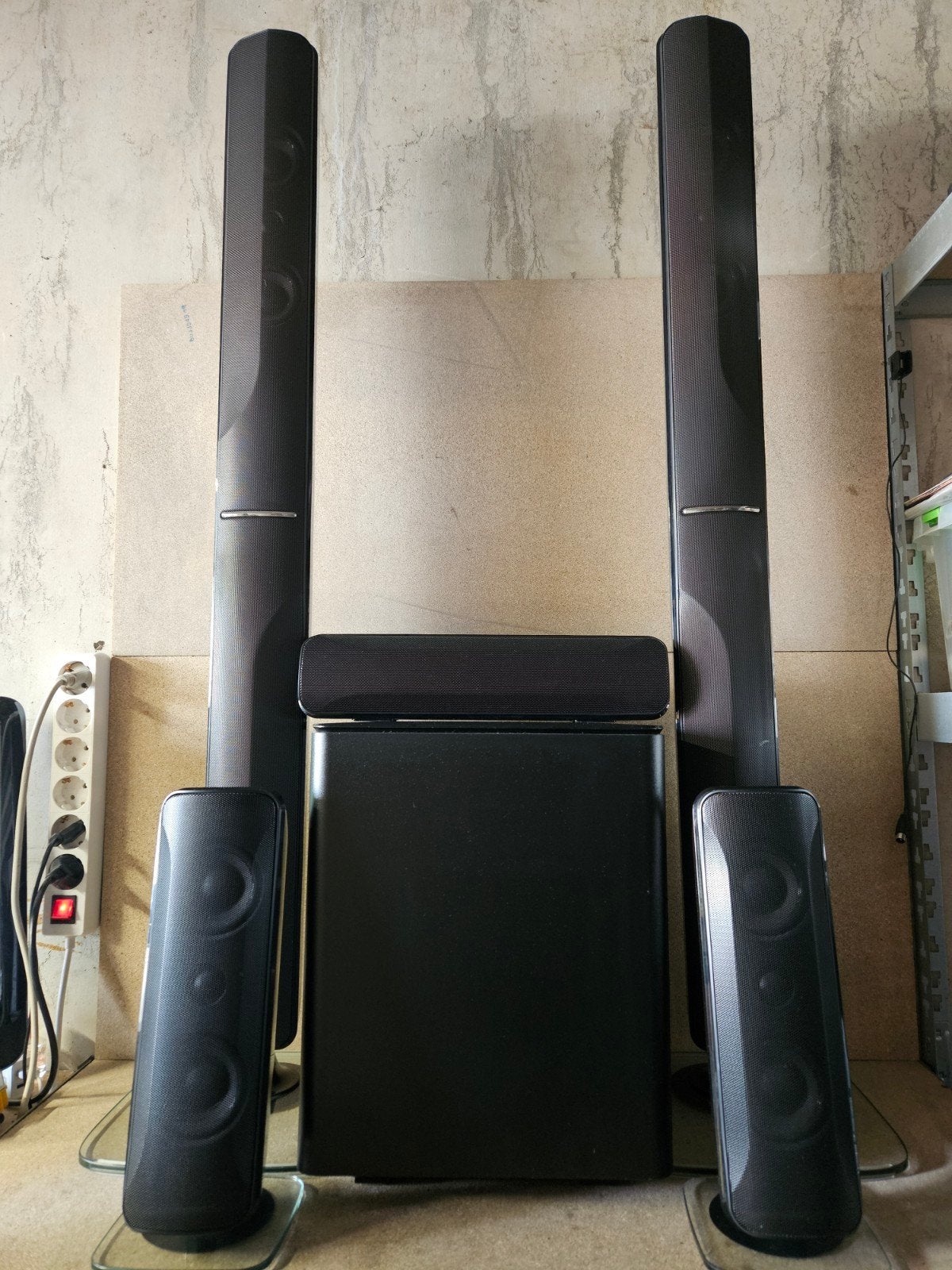 Philips HTS7520 5.1 speakers, Audio, Tv en Foto, Home Cinema-sets, Ophalen, 70 watt of meer, Philips, Blu-ray-speler