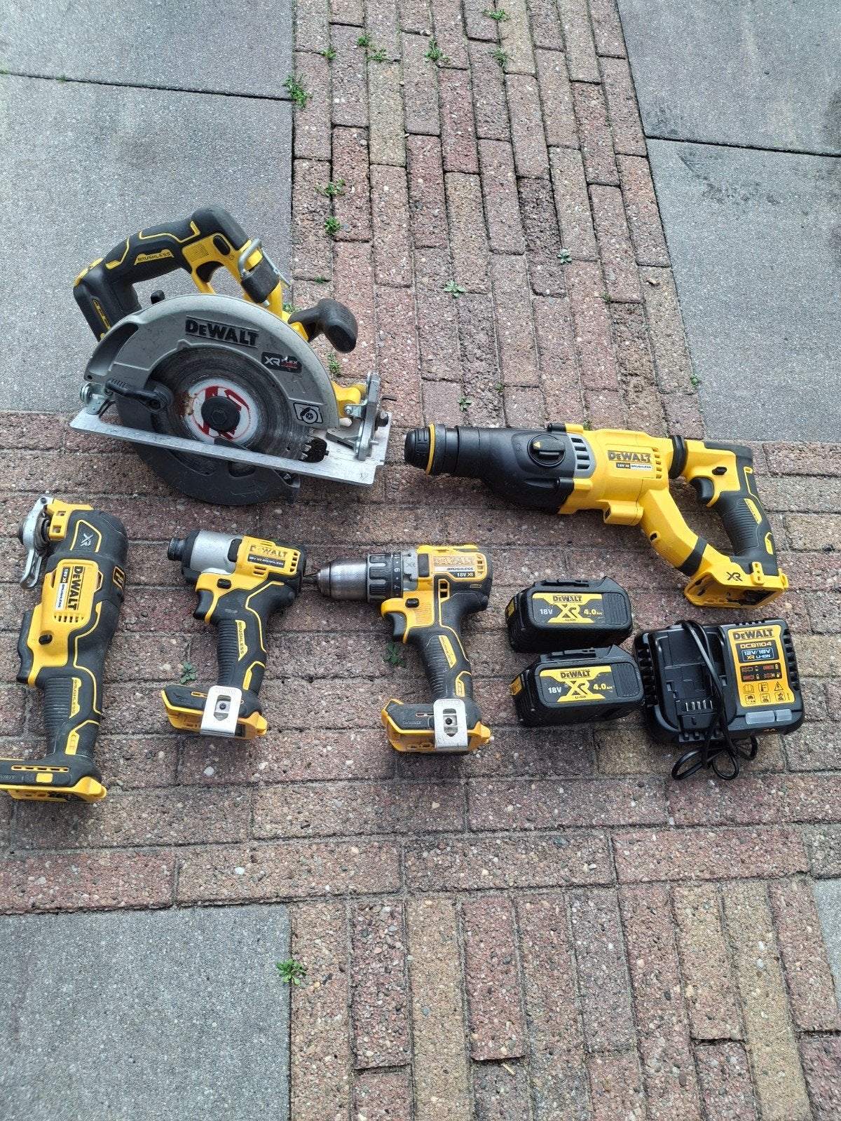 Dewalt set, Ophalen of Verzenden, Gebruikt