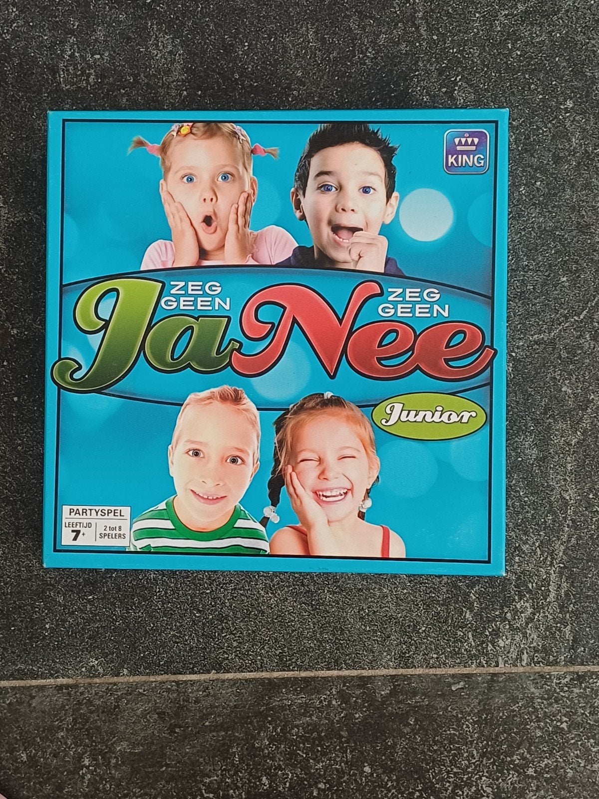 Zeg Geen Ja Nee Junior - Partyspel voor Kinderen, Drie of vier spelers, Ophalen of Verzenden, Gebruikt, King