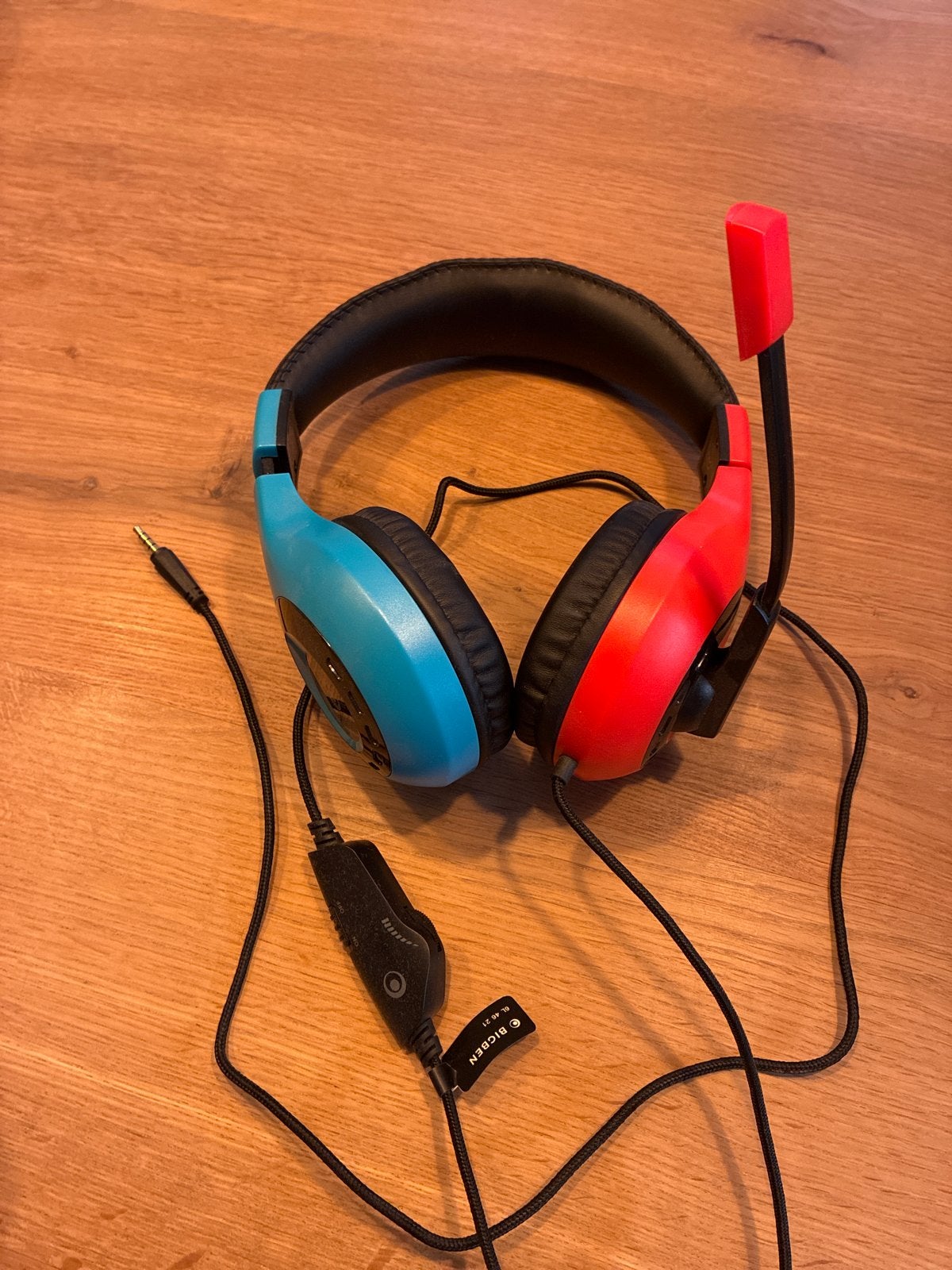 Bigben Stereo Gaming Headset - Rood/Blauw, Meerkleurig, Microfoon, Ophalen, Overige merken