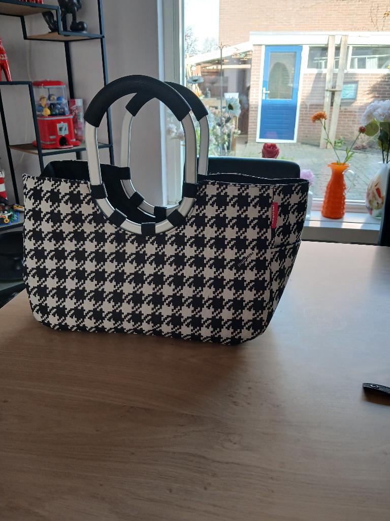 Reisenthel loopshopper zwart wit, Ophalen of Verzenden, Zo goed als nieuw, Overige kleuren, Shopper