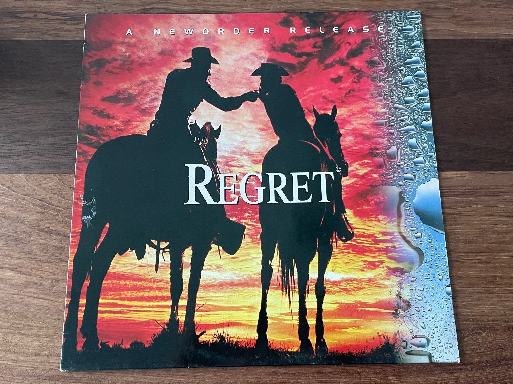 Vinyl Maxisingle New Order Regret EU editie, Cd's en Dvd's, Vinyl Singles, Ophalen of Verzenden, Gebruikt, 12 inch, Pop