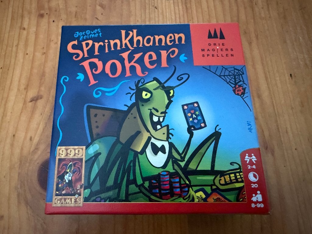 Sprinkhanen Poker kaartspel nieuw, Ophalen, Nieuw, 999 Games