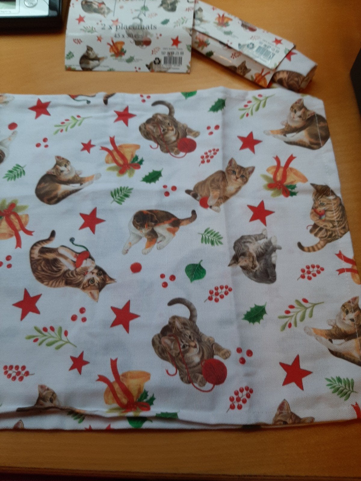 4 placemats Franciens katten, Verzenden, Nieuw