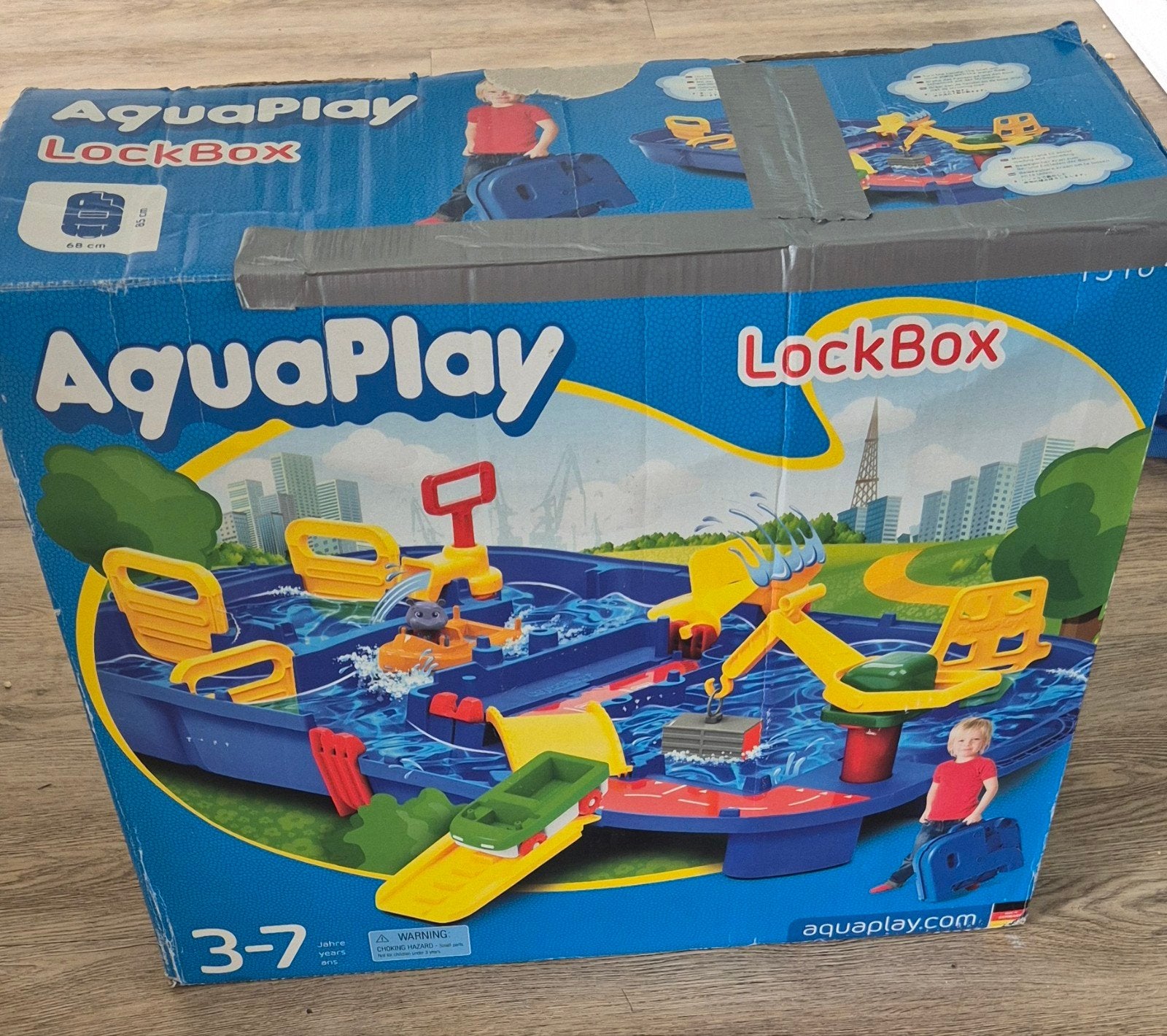 AquaPlay LockBox Waterbaan met extra bootje, Ophalen of Verzenden, Gebruikt, Overige typen