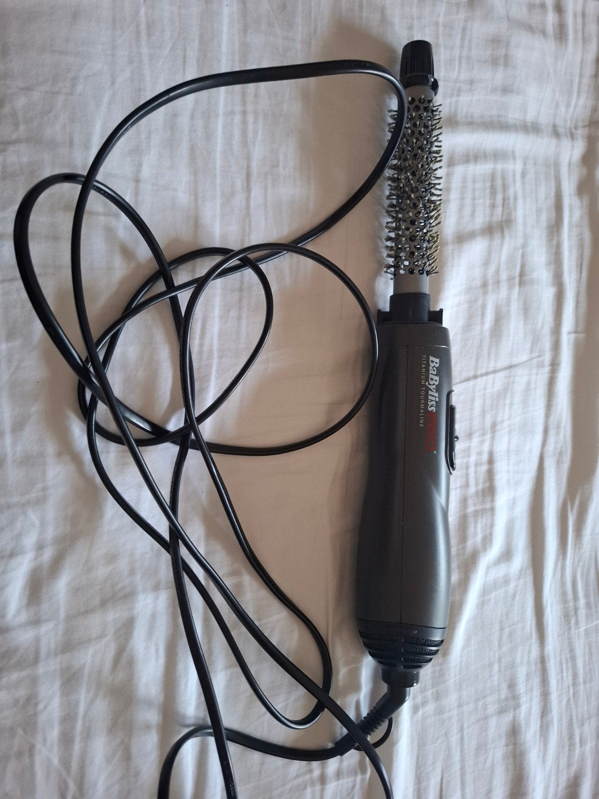 Hetelucht krultang babyliss pro titanium, Ophalen of Verzenden, Zo goed als nieuw, Krultang of Stijltang