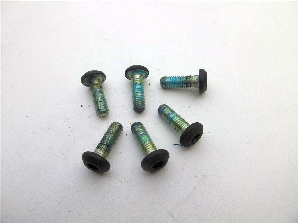 Yamaha XJ600 remschijf bouten XJ 600 S rem schijf Diversion, Ophalen of Verzenden, Gebruikt