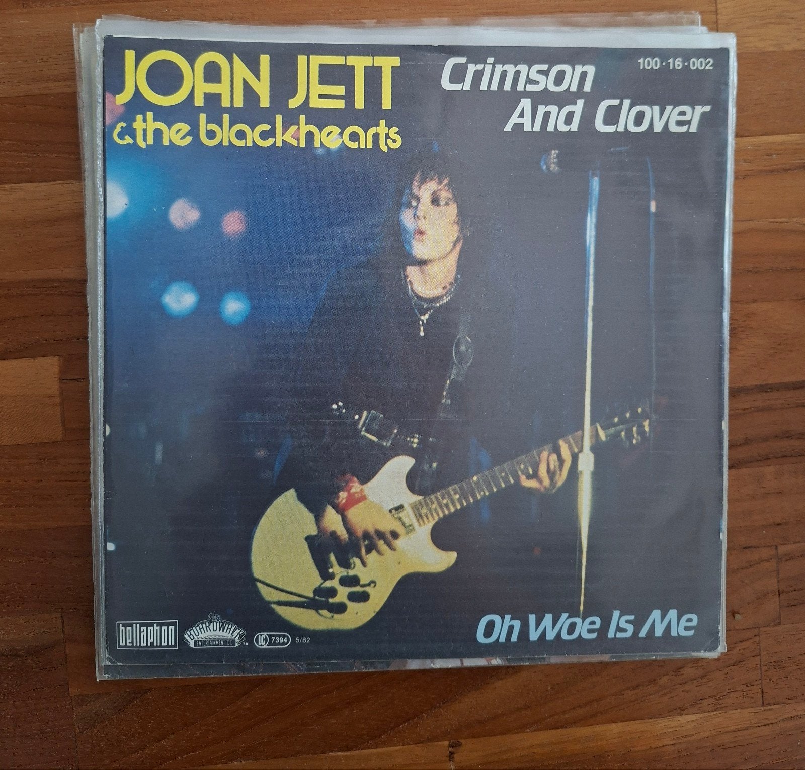 Jett, Joan  - Crimson and clover - Single is TOP, Verzenden, Gebruikt, 7 inch, Pop