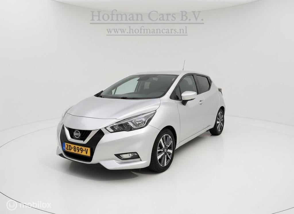 Nissan Micra 1.0 IG-T N-Connecta | Camera | Getint Glas | NA, Auto's, Nissan, Euro 6, Origineel Nederlands, Zilver of Grijs, 999 cc