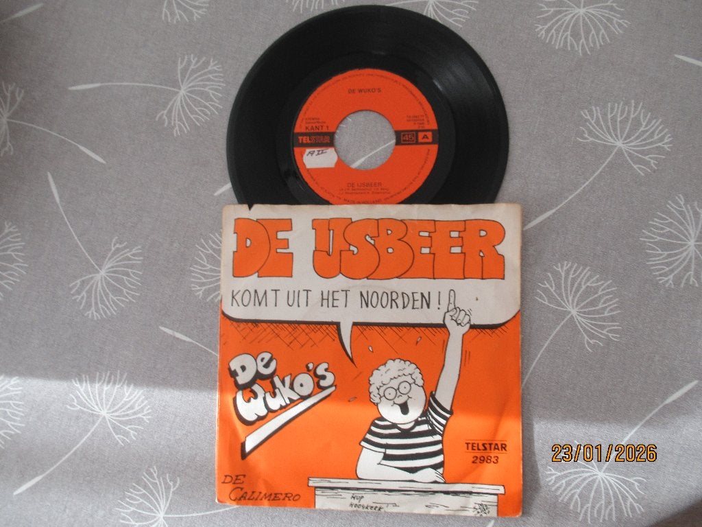 De Wuko's    De ijsbeer, Gebruikt, Originele persing, 7 inch, Ophalen of Verzenden