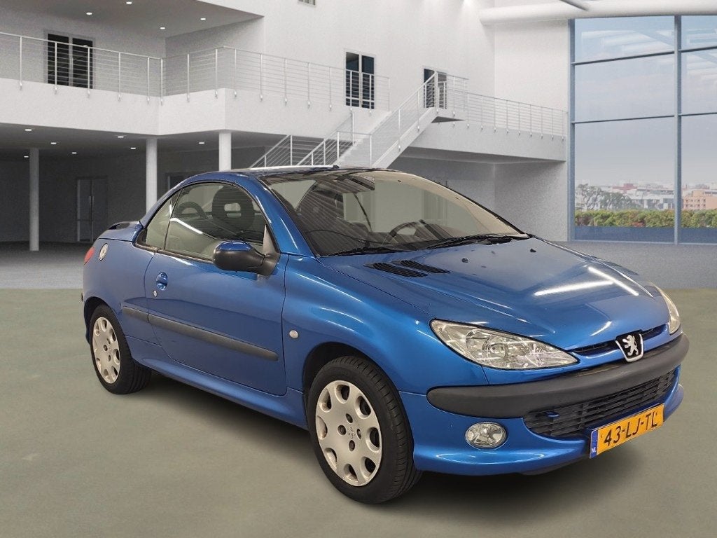 Peugeot 206 CC 1.6-16V/ CABRIO/ LAAG KM, Voorwielaandrijving, Gebruikt, 4 cilinders, Cabriolet