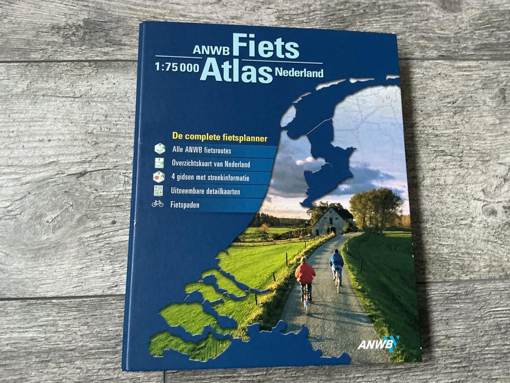 ANWB FIETS ATLAS, Ophalen, 2000 tot heden, Nederland, Landkaart
