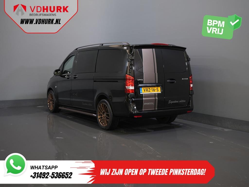 Mercedes-Benz Vito 114 CDI Aut. DC Dubbel Cabine Buffl Leder, Auto's, Bestelauto's, Automaat, Gebruikt, Euro 6, 4 cilinders