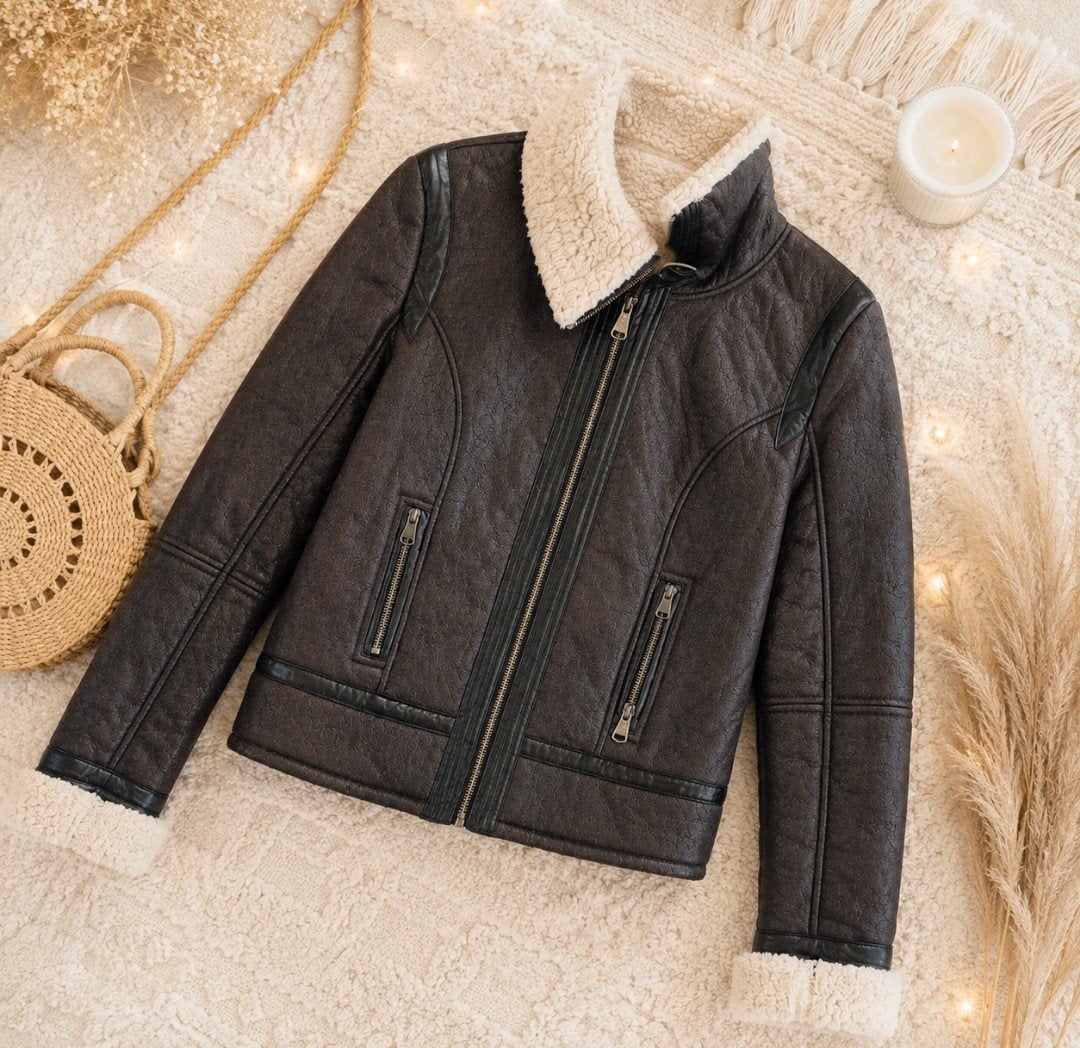 winterjas met teddy voering Shoeby - Maat M, Eksept by shoeby, Bruin, Zo goed als nieuw, Ophalen
