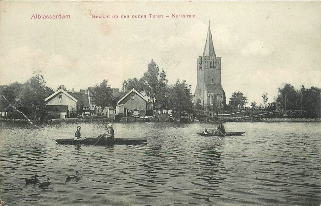 379-070-021 Alblasserdam, Verzenden, Voor 1920, Zuid-Holland