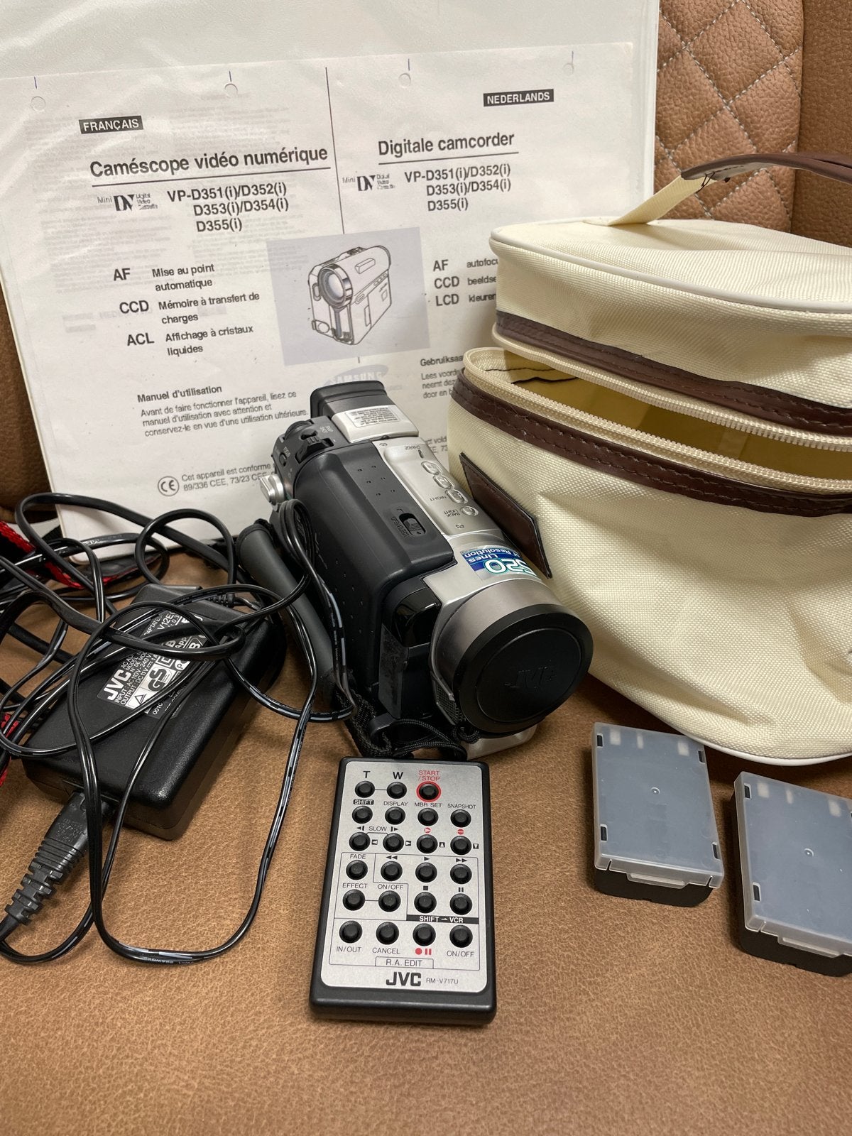 JVC GR-DVL160EG Digitale Video Camera met accessoires, Mini dv, Gebruikt, JVC, @