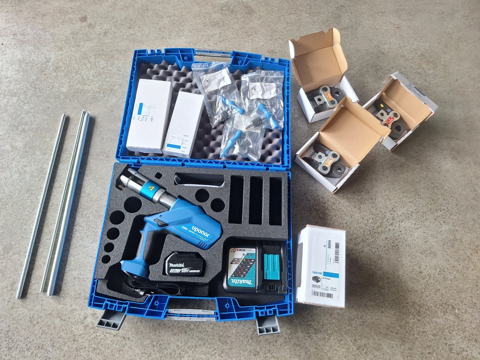 Uponor perstang set met accessoires HAGELNIEUW!, Ophalen of Verzenden, Nieuw