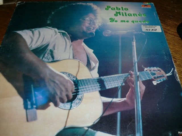 Pablo Milanés ‎– Yo Me Quedo Polydor  LP  Mexico  1984 , LP, Gebruikt, Ophalen of Verzenden, Cubaans