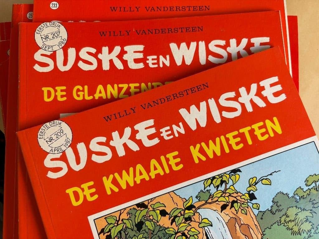 120 Suske en Wiske strips - Jaren '80 eerste druk, Ophalen, Willy Vandersteen, Zo goed als nieuw, Meerdere stripboeken