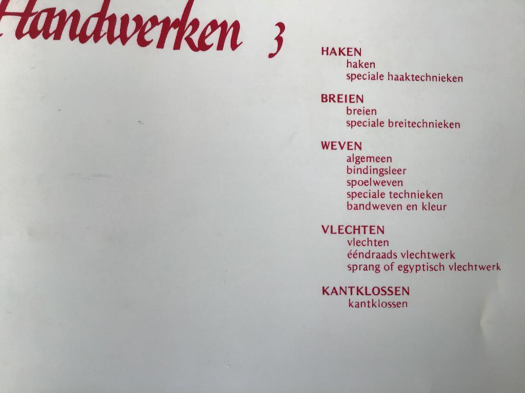 Het Complete Handwerken, Hobby en Vrije tijd, Cursusmateriaal, Gebruikt, Kunst en Creatief, Boek, Ophalen of Verzenden