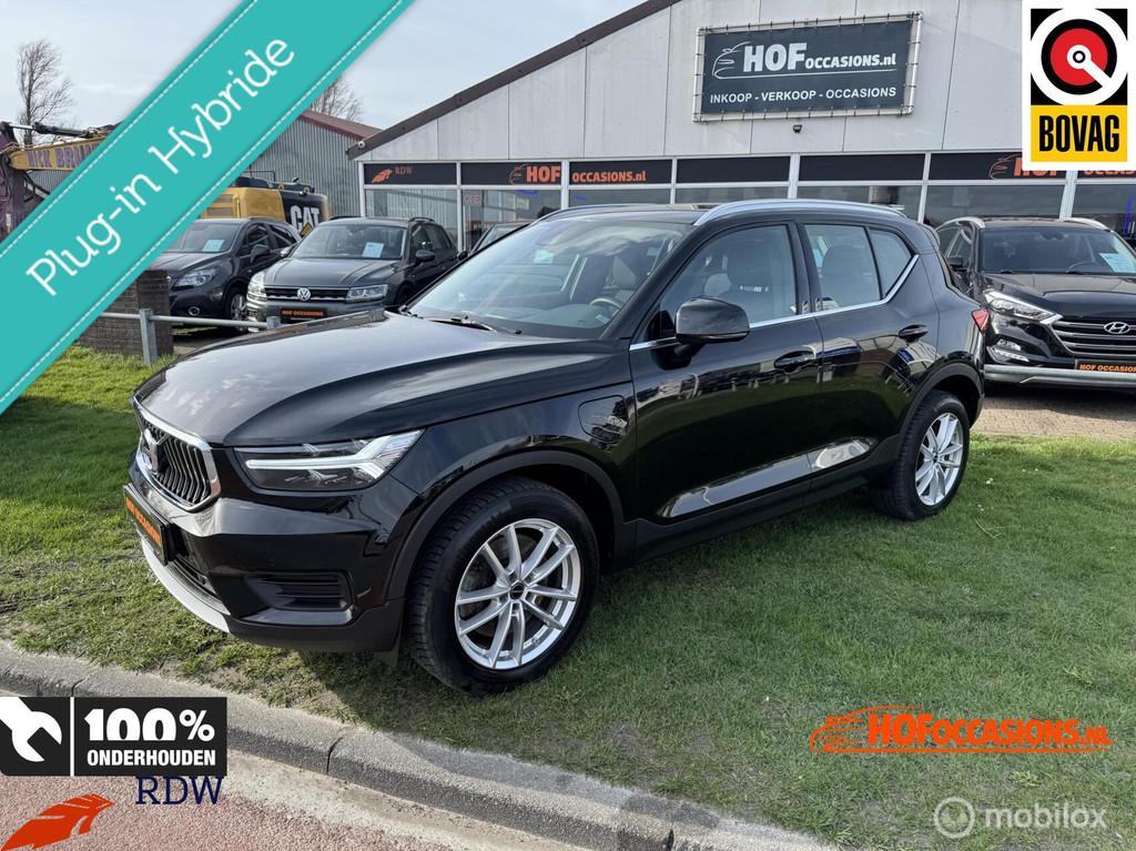 Volvo XC40 1.5 T4 Recharge Inscription DEALER ONDERHOUDEN, Auto's, Stof, Met garantie (alle), Zwart, Bedrijf
