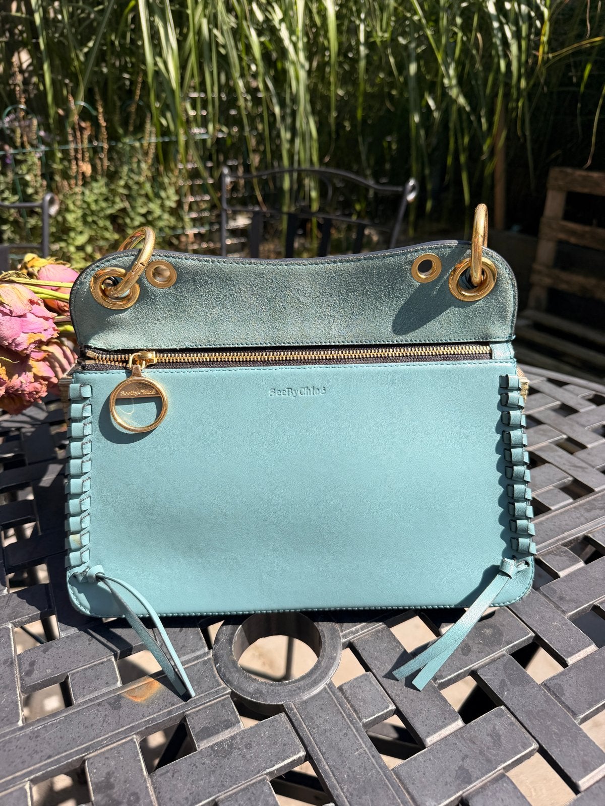 See by Chloe handtas - Goede staat, Ophalen of Verzenden, Gebruikt, Groen, Handtas