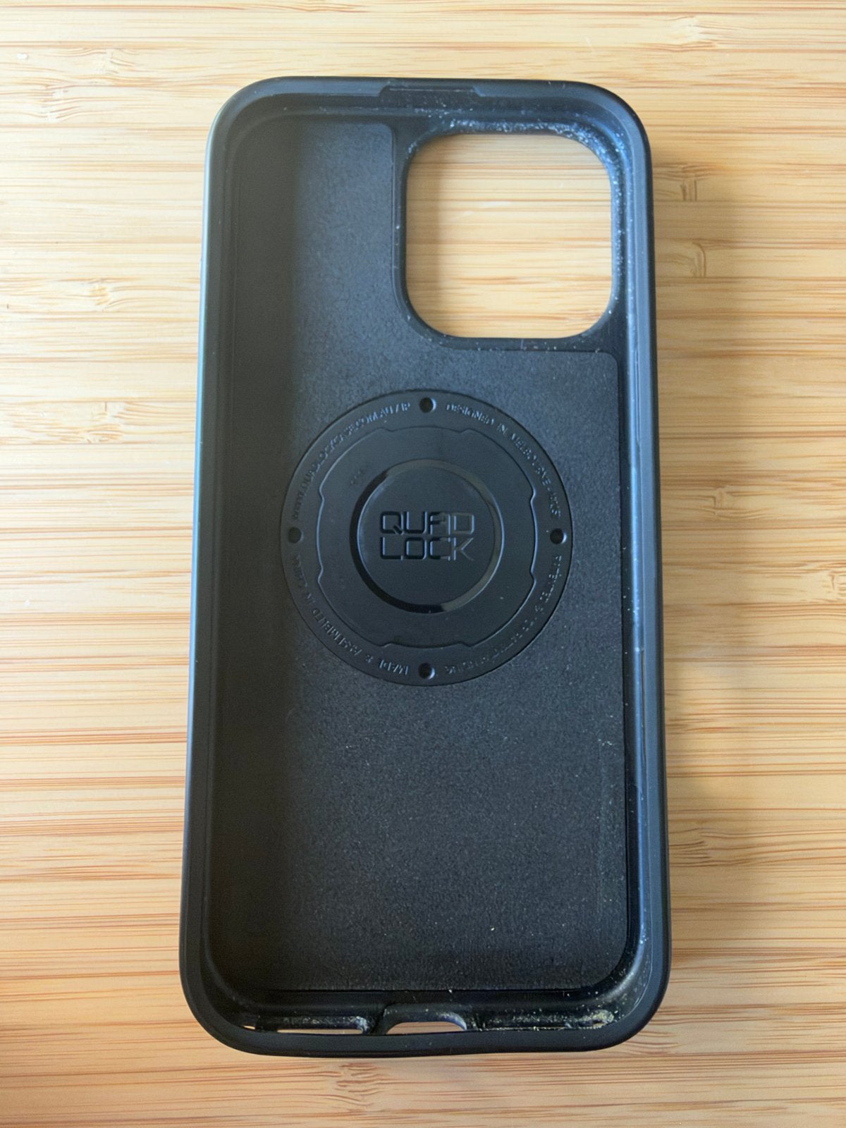 Quad Lock Hoesje voor iPhone 16 Pro Max - Zwart, Telecommunicatie, Kunststof, Quad Lock, Hoesje of Tasje, Ophalen of Verzenden