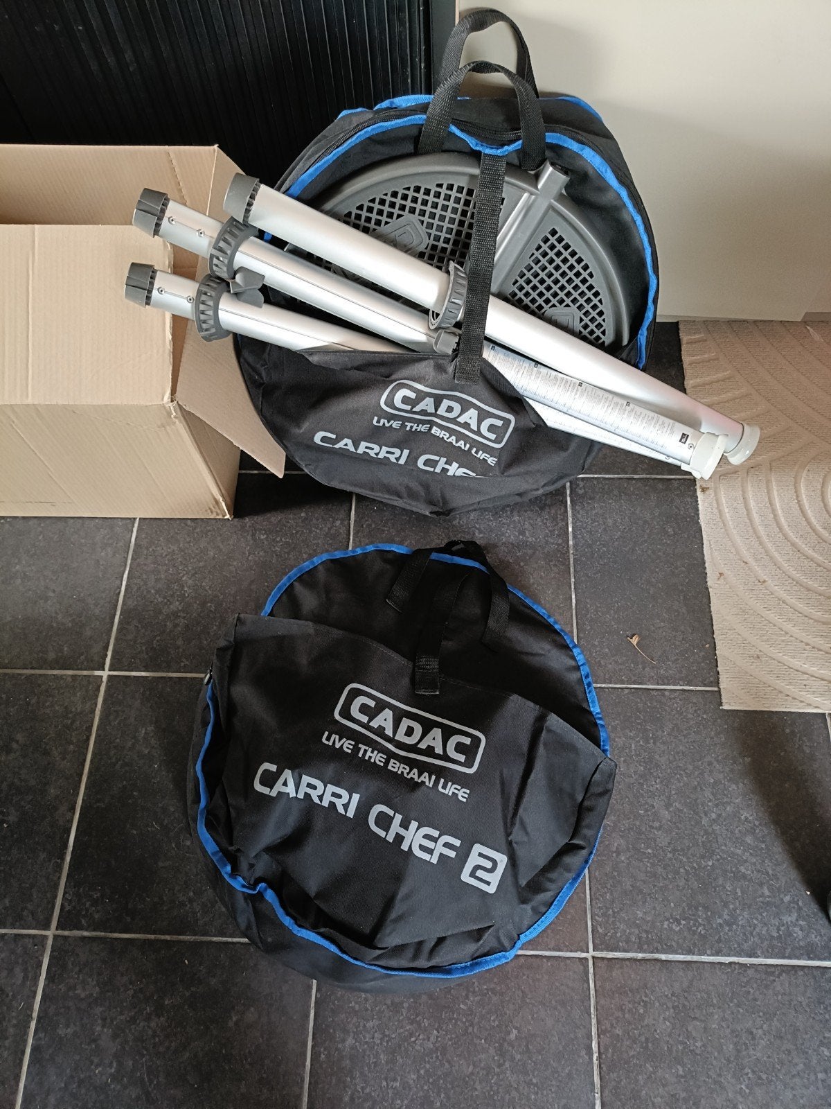 Cadac Carri Chef 2 skottelbraai gasbarbecue camping BBQ, Tuin en Terras, Gasbarbecues, Ophalen, Zo goed als nieuw, Cadac carri chef