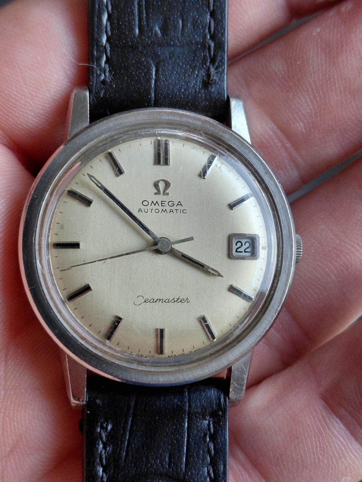 Omega Seamaster Automatic Polshorloge - Vintage Stijl, Staal, Met bandje, Polshorloge, Omega
