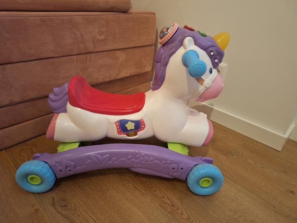 VTech Hobbel en Speel Eenhoorn, Ophalen, Zo goed als nieuw, 6 maanden tot 2 jaar