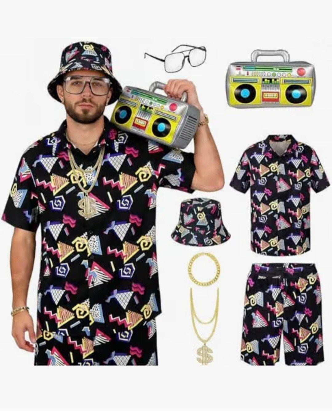 Carnavalskleding / Vrijgezellenfeest set - Nieuw - Maat XL, Kleding | Heren, Carnaval, Ophalen of Verzenden, Kleding, Maat 56/58 (XL)