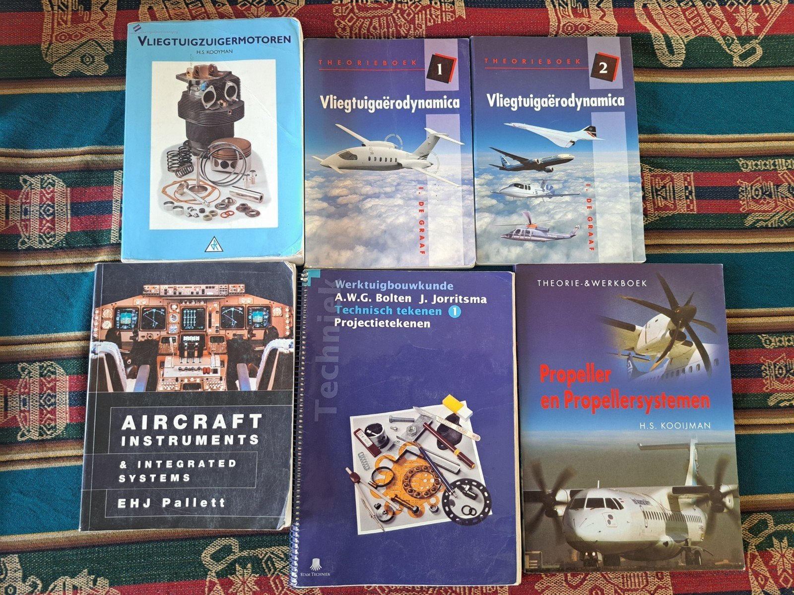 Boeken over Vliegtuigtechniek MBO ROC, Boeken, Ophalen of Verzenden, Gelezen, Werktuigbouwkunde, Diverse auteurs
