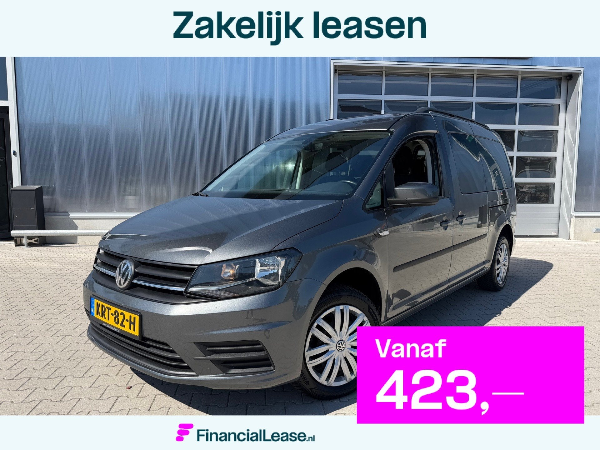 Volkswagen Caddy Maxi 1.4 TSI 7 persoons / 1e eigenaar / nav, Voorwielaandrijving, Gebruikt, Zwart, 4 cilinders