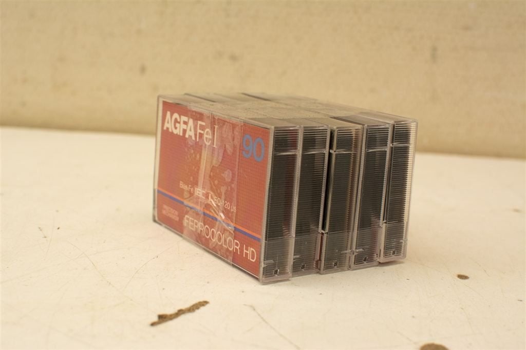 5 stuks Agfa cassettebandjes 39674, Ophalen of Verzenden, Gebruikt, Overige genres, 1 bandje