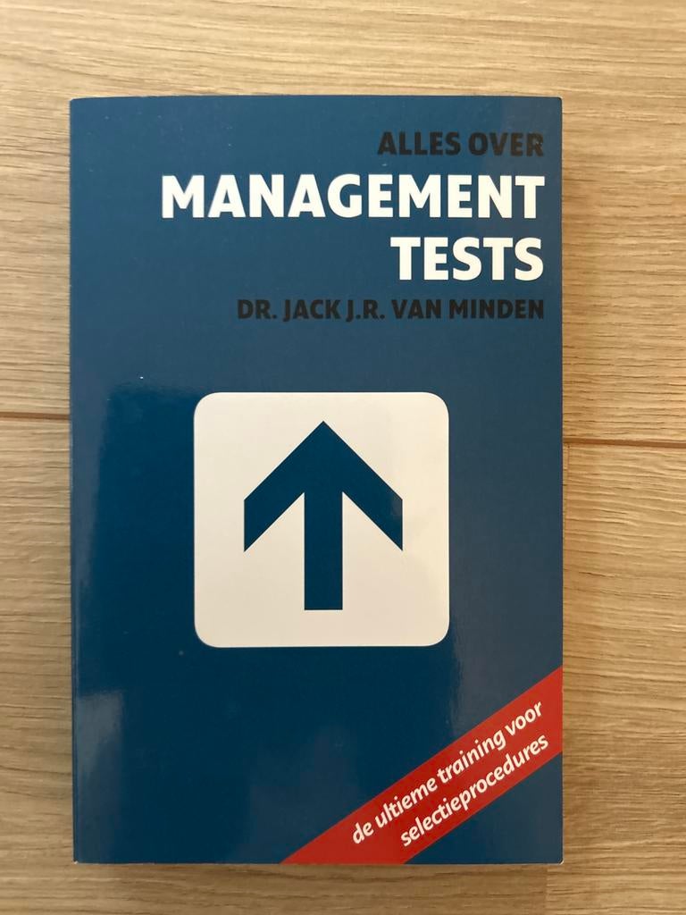 Alles over Management Tests - Dr. Jack J.R. van Minden, Boeken, Ophalen of Verzenden, Gamma, Gelezen, HBO