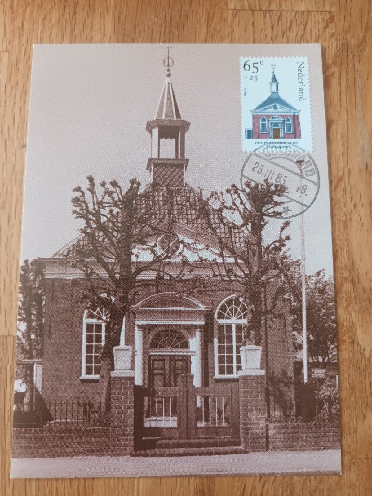 Zomerpostzegel  op kaart 1985 (2), Ophalen of Verzenden, Na 1940, Gestempeld