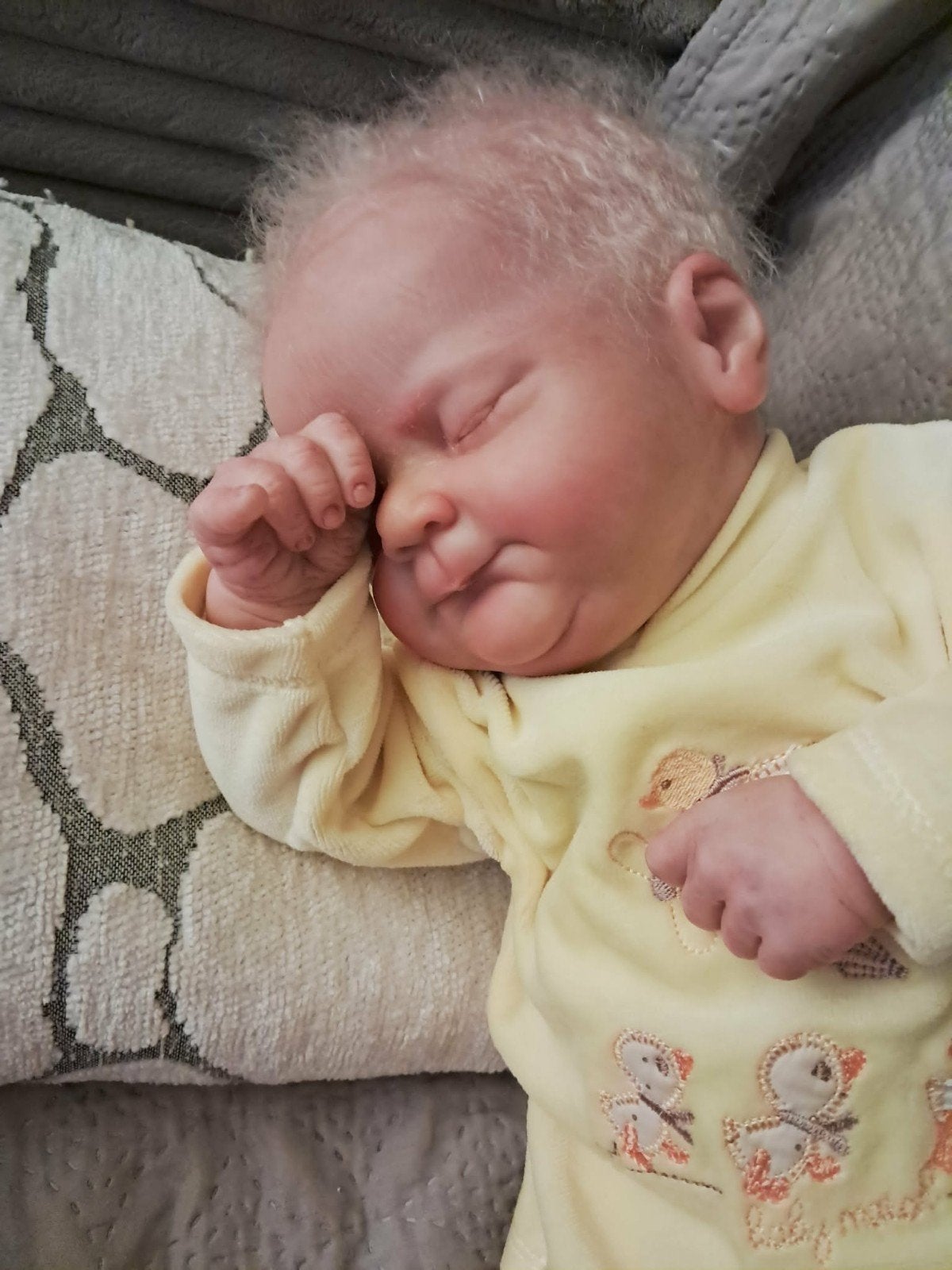 zeer mooie nieuwe reborn baby gerebornd door mirella vd wiel, Verzamelen, Poppen, Ophalen of Verzenden, Nieuw, Babypop