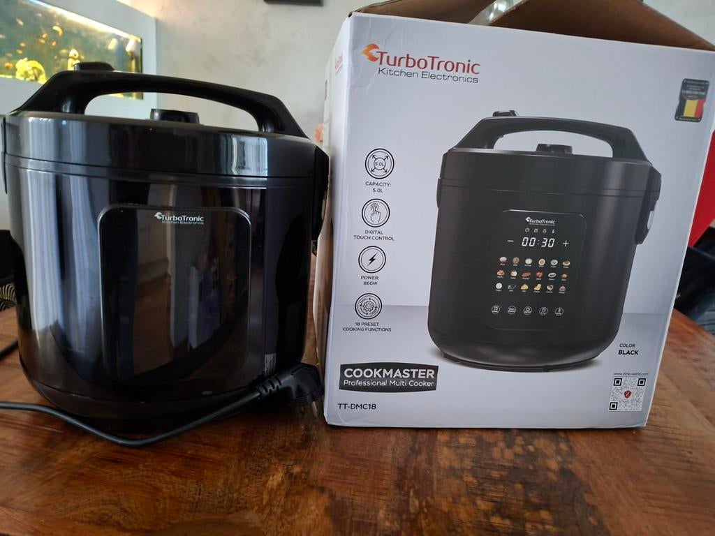 Turbotronic Cookmaster Multicooker, Witgoed en Apparatuur, Slowcookers, Ophalen of Verzenden, Timer, Zo goed als nieuw