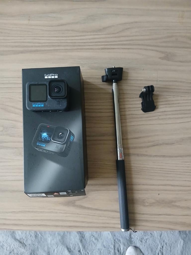 GoPro HERO12 Black met accessoires scherpe prijs, Ophalen of Verzenden, Zo goed als nieuw, GoPro