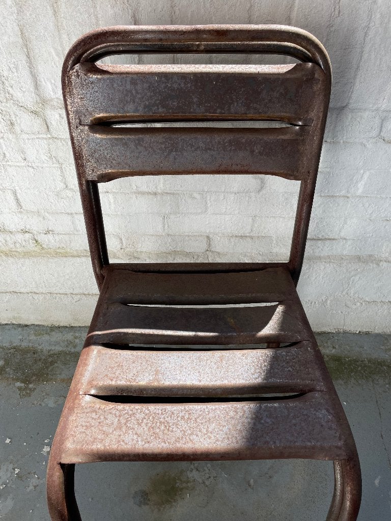 Tuinstoelen (2), Ophalen, Gebruikt, Metaal, Stapelbaar