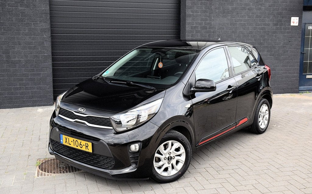 Kia Picanto 1.0 CVVT EconomyLine *1e eigenaar*Airco*62Dkm*5D, Auto's, Kia, Stof, Gebruikt, Euro 6, 4 stoelen