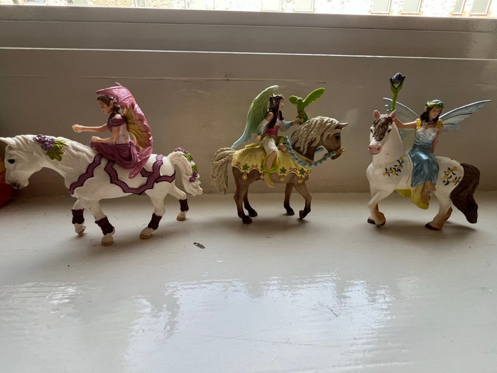 Schleich Elfen en Paarden Set - 3 Stuks, Ophalen of Verzenden, Zo goed als nieuw, Meisje