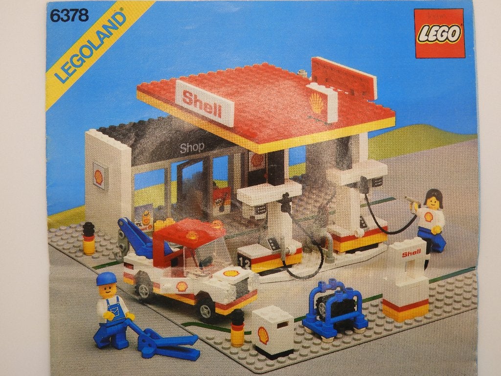 Lego 6378 Vintage Service Station, Compleet, Gebruikt, Lego, Ophalen of Verzenden